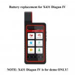 Battery Replacement for LAUNCH X431 Diagun IV Diagun 4 Scanner